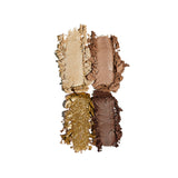 CRÈME BRÛLÉE EYESHADOW QUAD SWATCHES