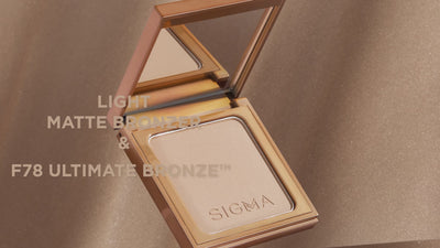 LIGHT MATTE BRONZER WITH F78 ULTIMATE BRONZER BRUSH DEMO VIDEO 
