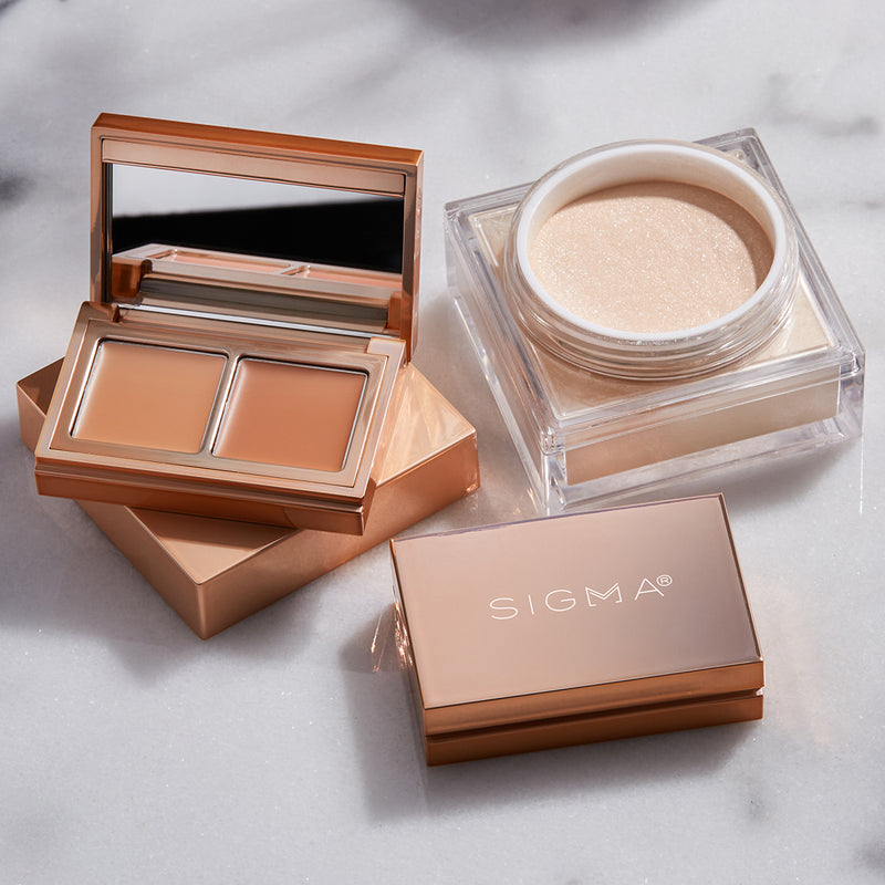BEAMING GLOW ILLUMINATING POWDER  WITH SPECTRUM COLOR-CORRECTING DUO