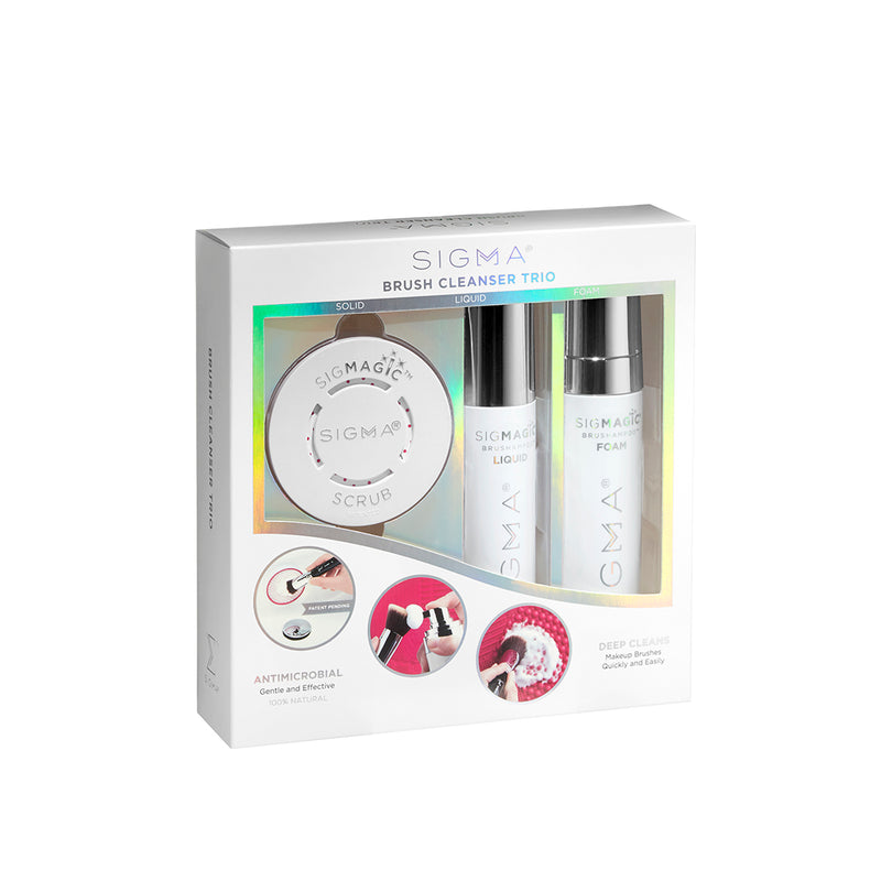 Brush Cleanser Trio Packaging