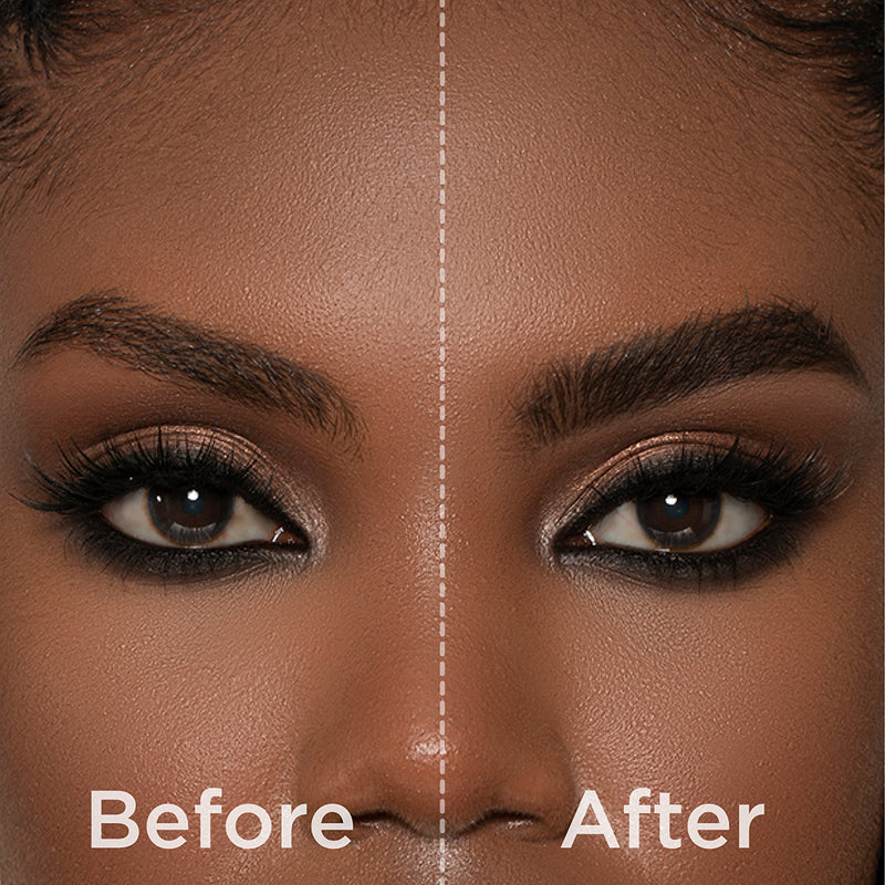 COLOR + SHAPE BROW POWDER DUO - DARK BEFORE AFTER