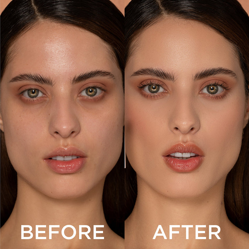 SPECTRUM COLOR-CORRECTING DUO LIGHT TO MEDIUM BEFORE AFTER